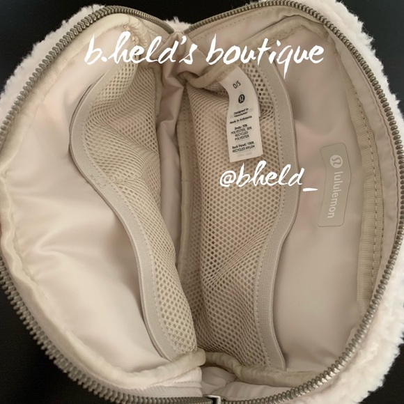 lululemon Lunar New Year Everywhere Belt Bag *Fleece Rabbit Plush Embroidery NWT - Picture 11 of 16